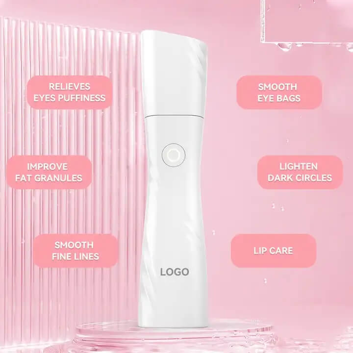 SKB-1807 Elektrycznie podgrzewany wibracyjny wstrzykiwacz przeciwzmarszczkowy Eye Beauty Pen Hot Compress Masażer oczu 