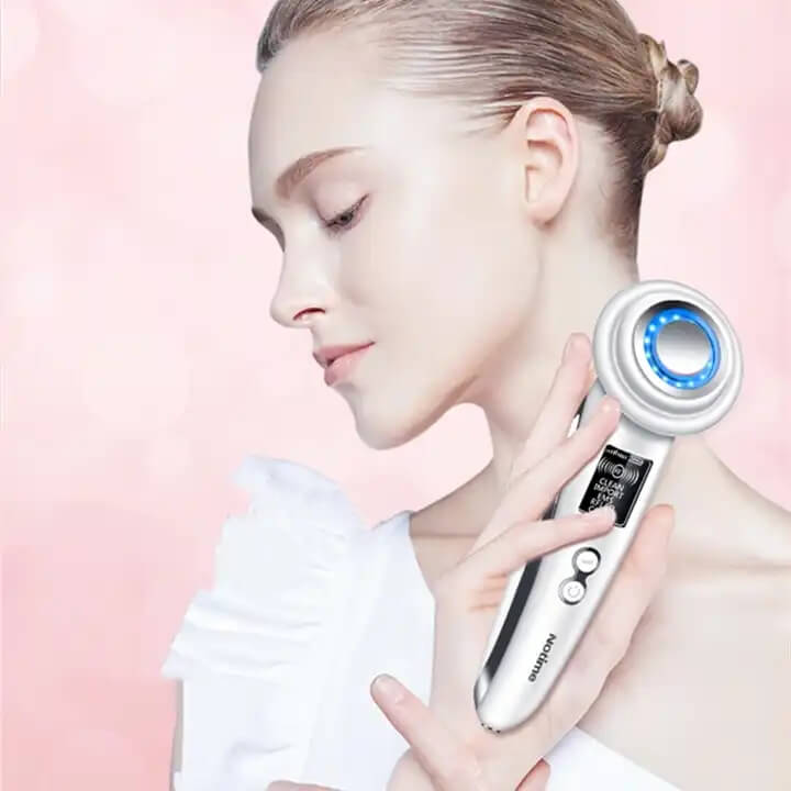 SKB-1703 Przenośne rf lifting twarzy odmładzanie sk&oacute;ry EMS masaż twarzy urządzenie fotonowe LED 