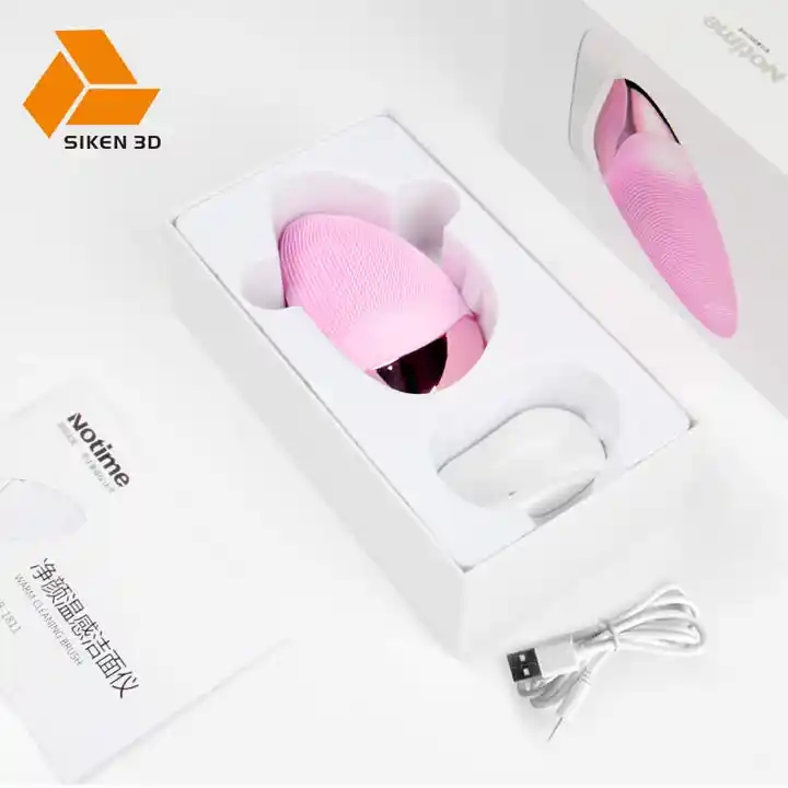 SKB-1811C Wodoodporny USB Vibrate Exfoliate Sonic Electric Facial Face Silicone Brush Urządzenie do czyszczenia 